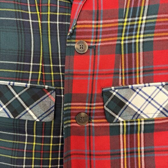 NWT Classic Prep Everett XL Kids 12 Blazer Bishop Party Tartan Holiday Plaid Red - Picture 14 of 16